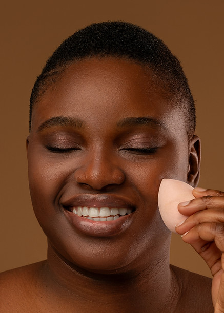Soins de la peau Smiling Woman