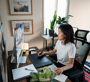 Designer Working from Home