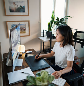Designer Working from Home
