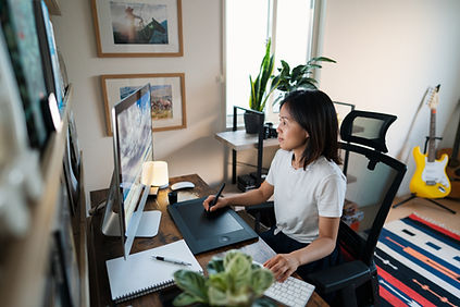 Designer Working from Home