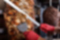 Shawarma Being Sliced