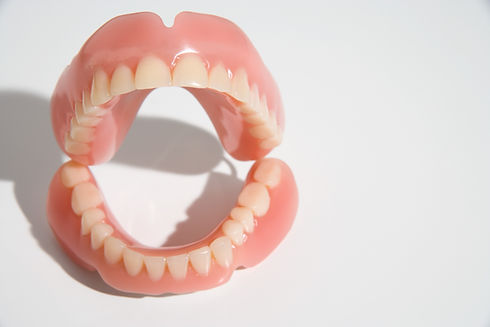 A pair of dentures