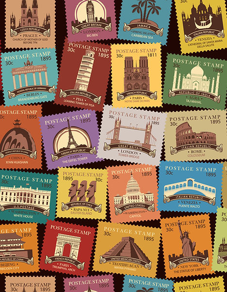 photo of stamps
