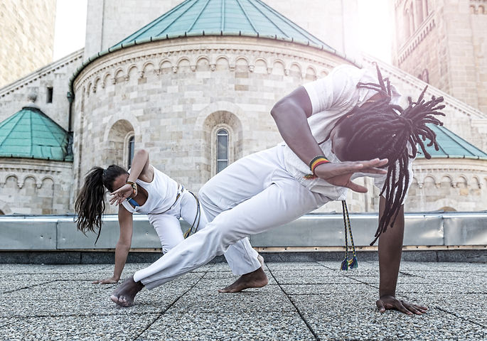 Capoeira no terraço
