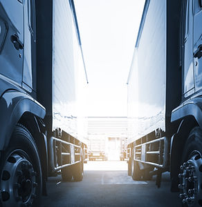 Lorries Parked In Line