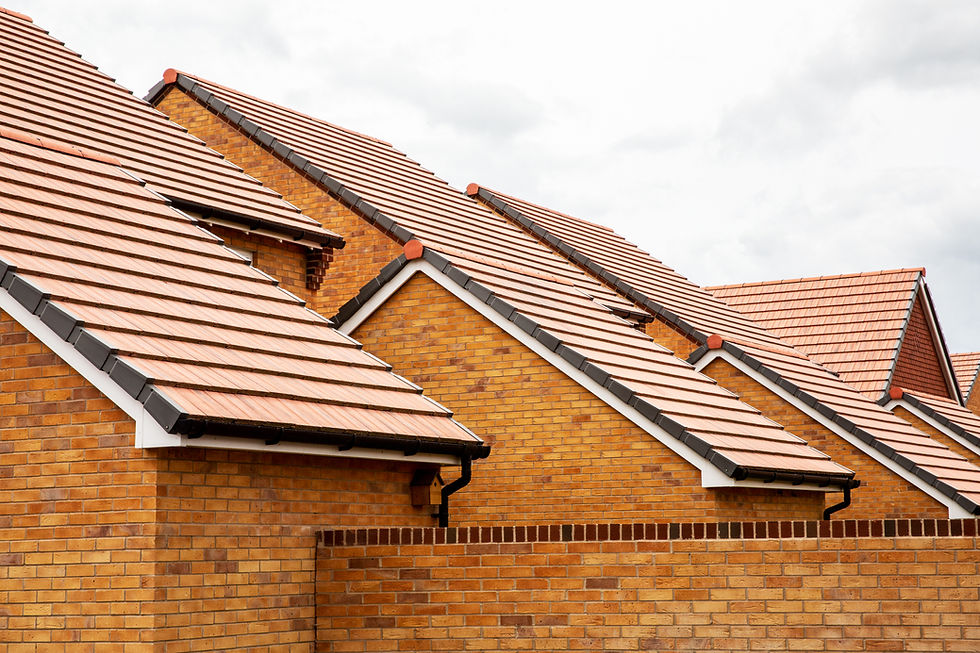 Fascia being fixed in place during roofline repair