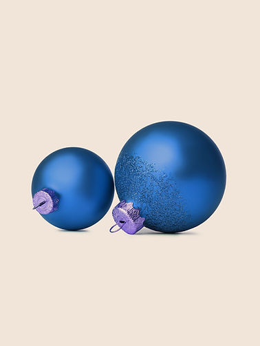 Blue Christmas Ornaments