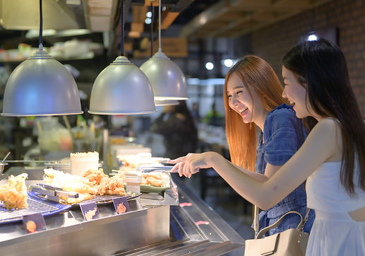 Friends Choosing Food