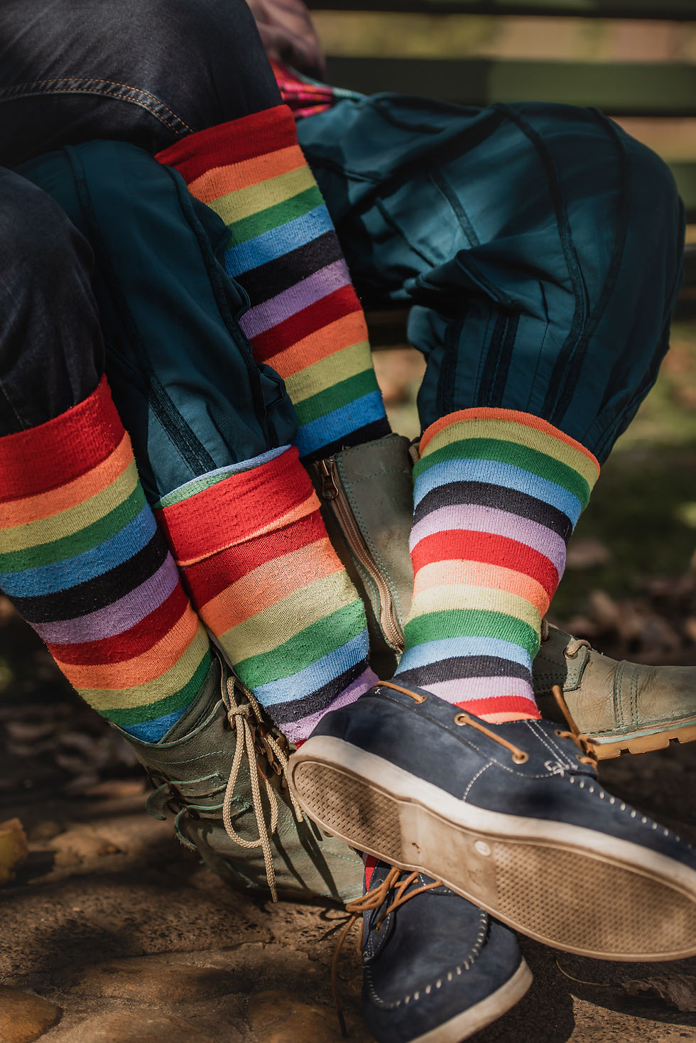Rainbow Socks Outdoors