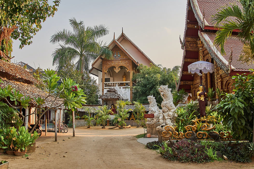 Un templo en el norte de Tailandia
