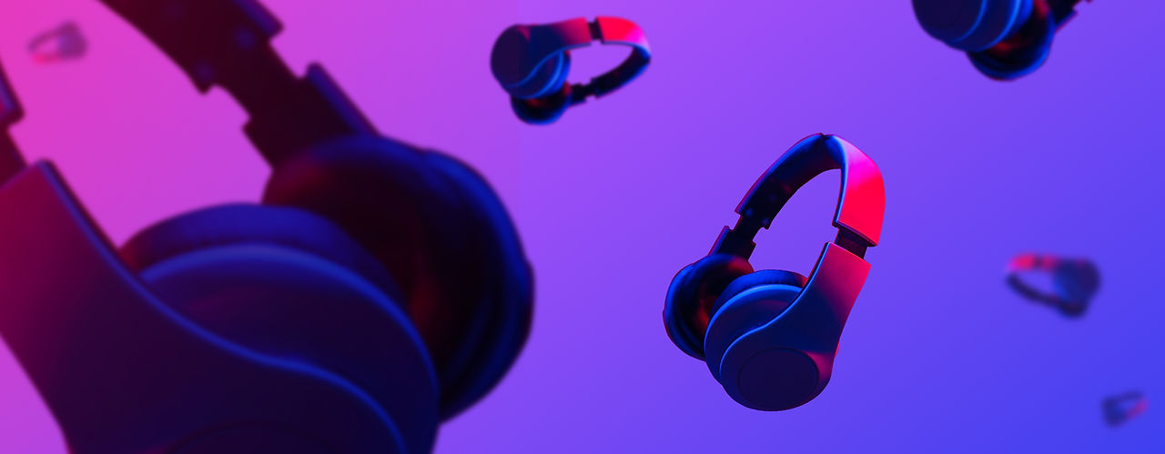 Headphones Floating