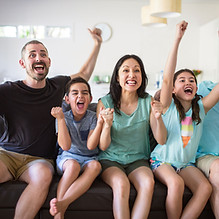 Family Cheering