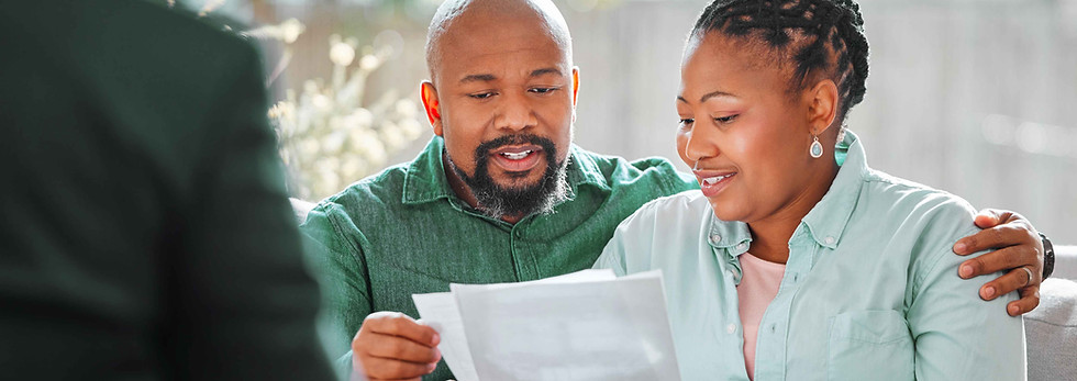 Couple Reviewing Documents