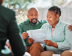 Couple Reviewing Documents
