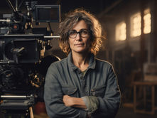filmmaker with camera
