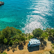Camping en bord de mer