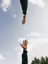 Two Reaching Hands