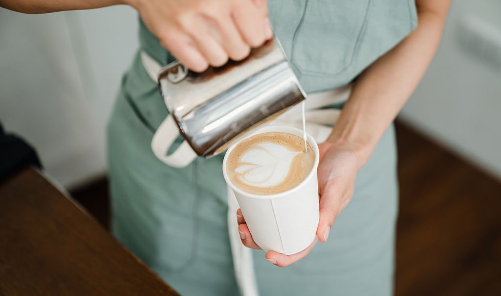 Barista Pouring Coffee