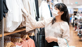 Woman in Clothing Store