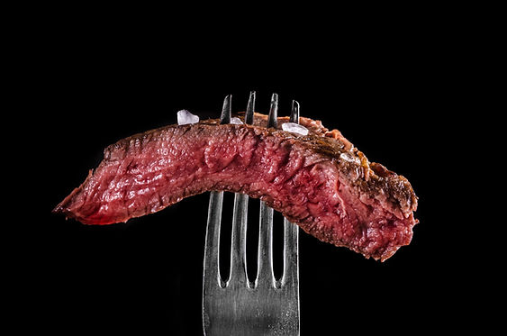 Steak on a Fork