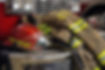 Firefighter Gear Lying on Truck