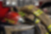 Firefighter Gear Lying on Truck