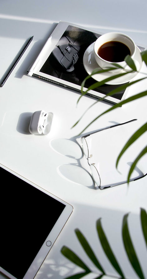 A business work surface