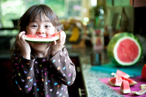 Eating Watermelon