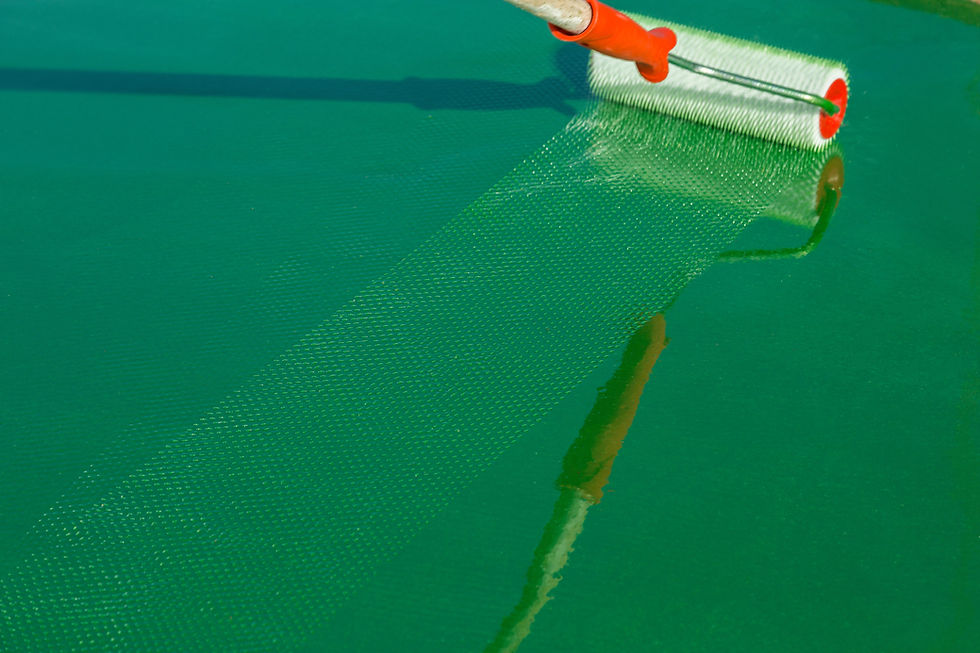 Pintura de superficie verde