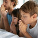 Family praying