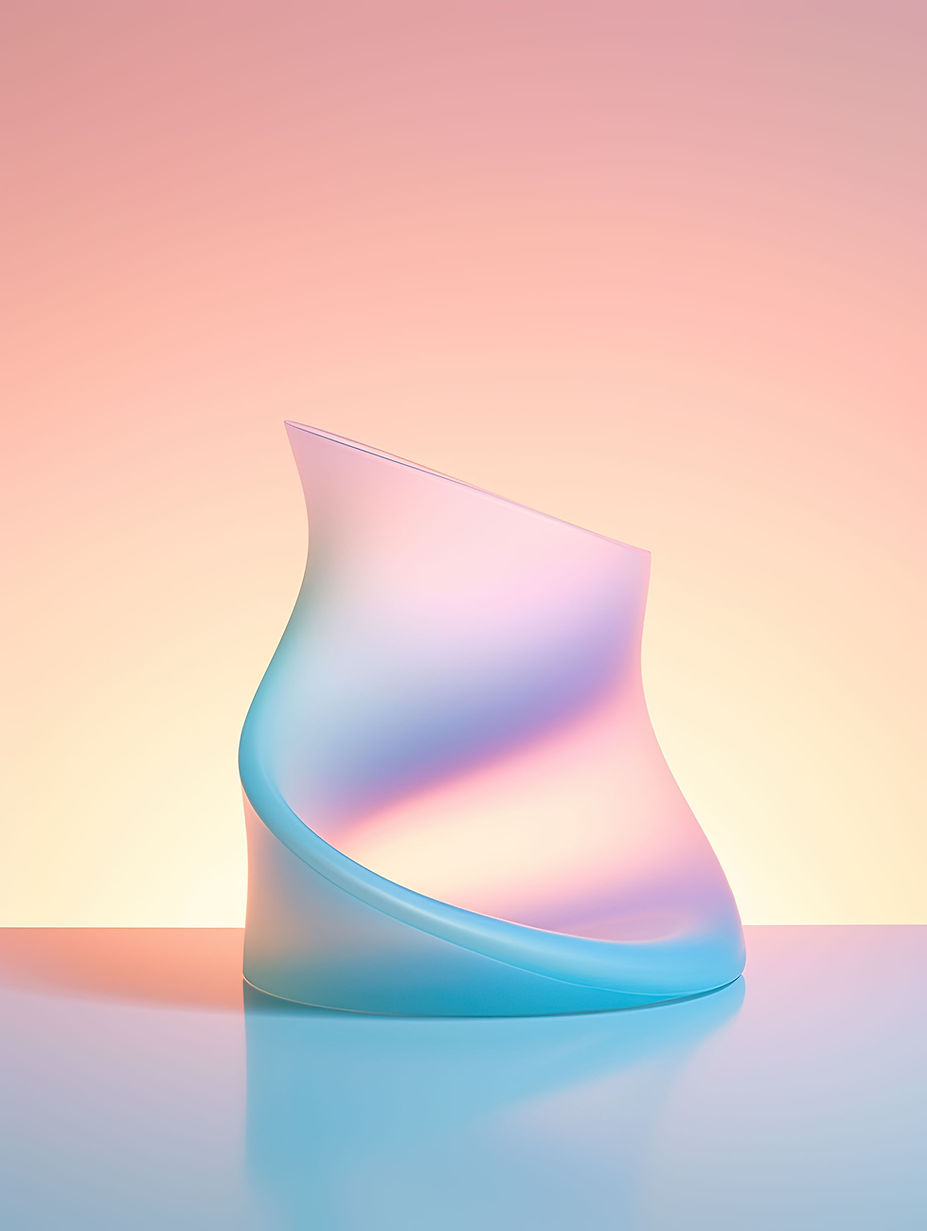 Designed Gradient Vase