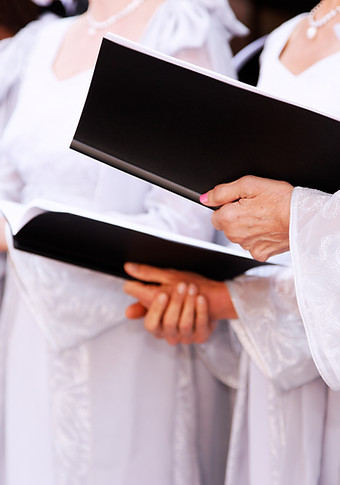 Choir in White
