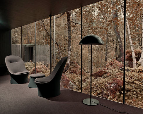 Intérieur moderne en verre