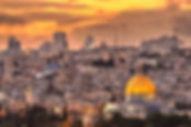Jerusalem Cityscape Sunset