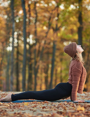 Yoga en forêt