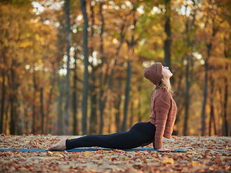 Yoga en forêt