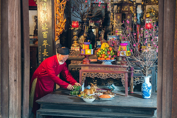 Lunar New Year preparation in Vietnam