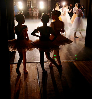 Ballet Dancers Backstage