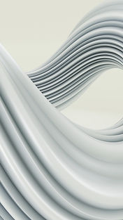 Forma curvada branca