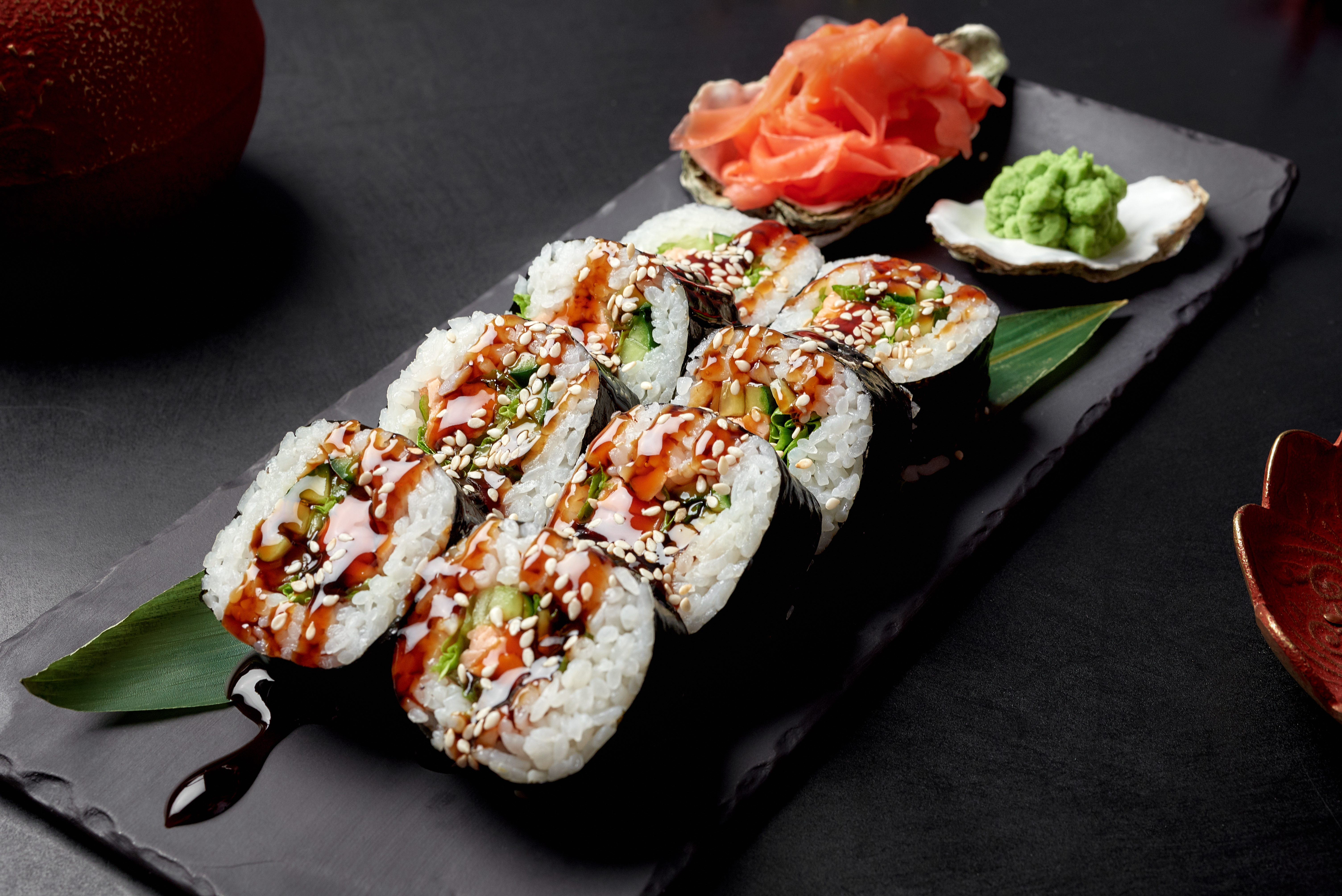 Arranged Food and Objects