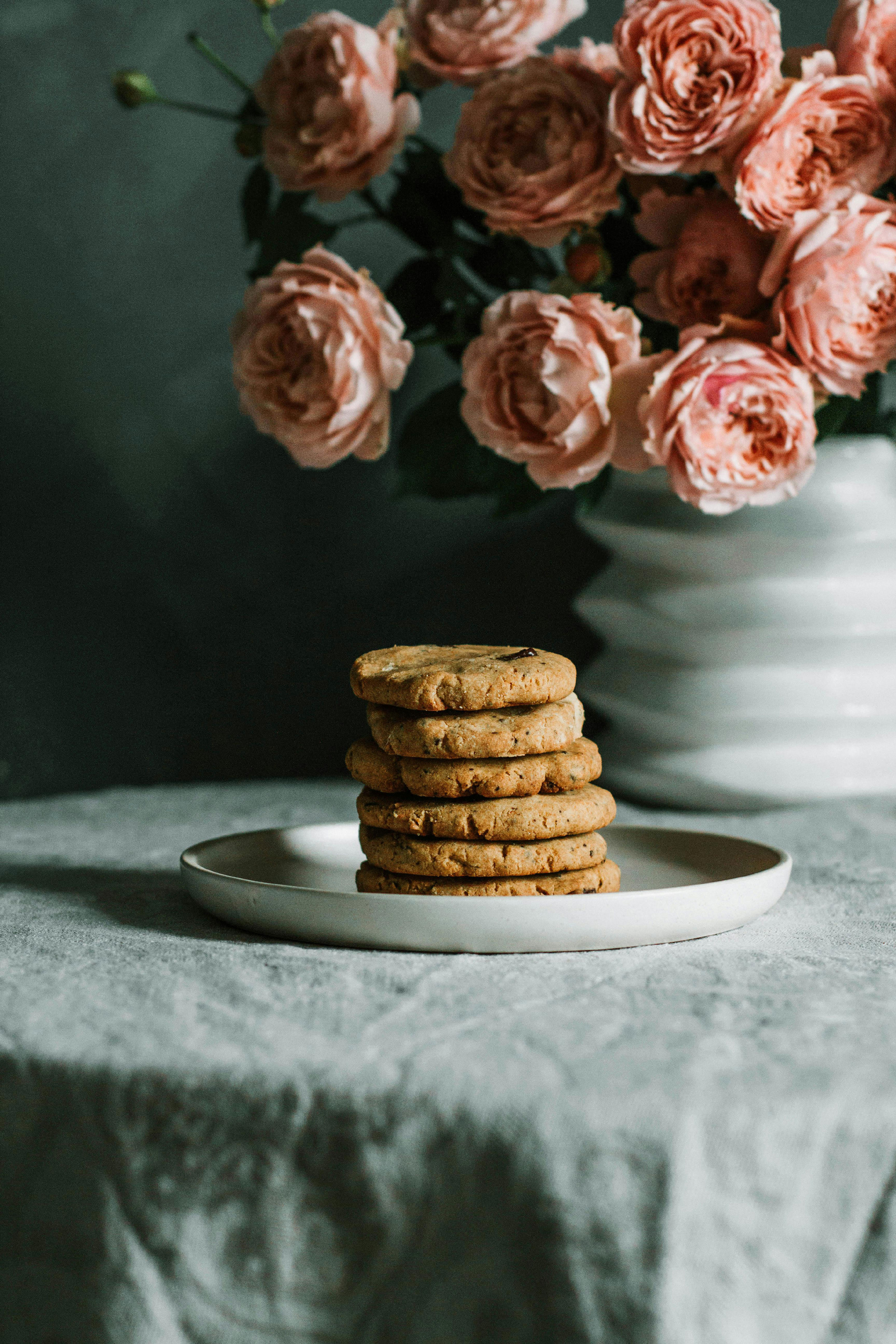 Vegan Peanut Butter Cookies w/ Choc Chips