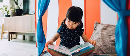 Reading in Indoor Tent
