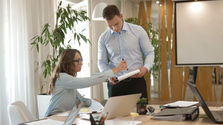 Colleagues collaborating in an office illustrating prioritise integration