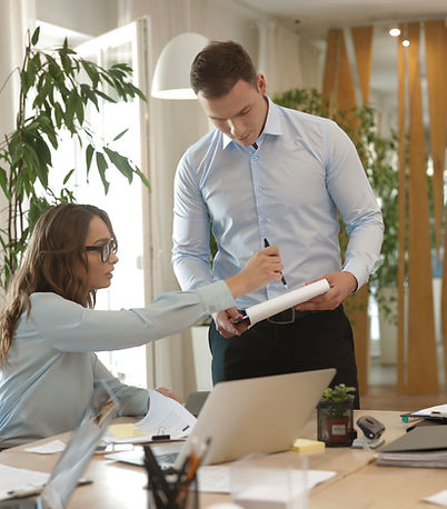 Office Collaboration Scene