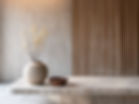 Décoration de table minimaliste