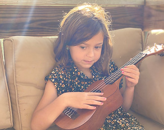 Girl with Ukelele