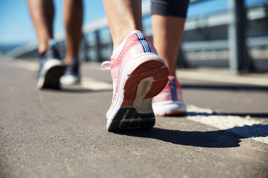 Walking on Road