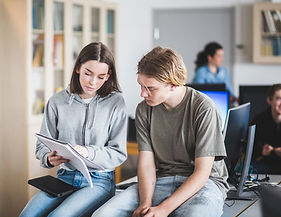 Alunos em sala de aula