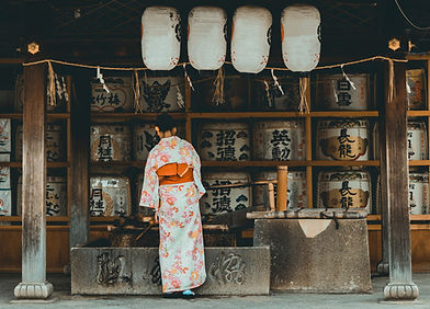 Sake Barrel Shrine
