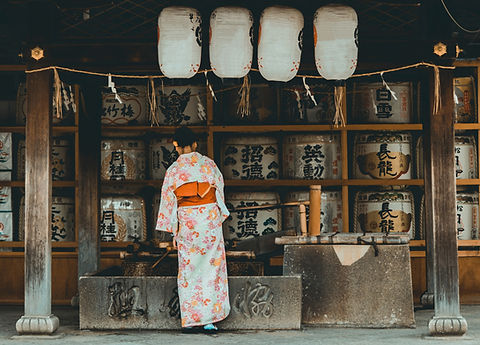 Sake Barrel Shrine